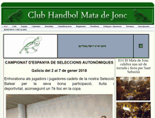 Tablet Screenshot of handbolmatadejonc.com